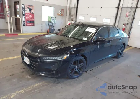 2021 Honda Accord Sport из США, поврежденный, VIN 1HGCV1F32MA076486